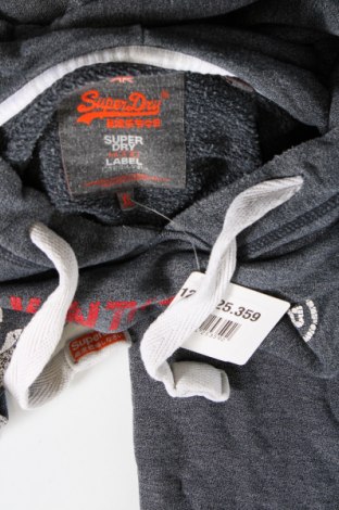 Ανδρικό φούτερ Superdry, Μέγεθος XL, Χρώμα Γκρί, Τιμή 26,99 €