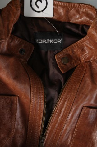 Herren Lederjacke, Größe M, Farbe Braun, Preis € 41,49