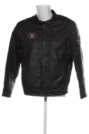 Herren Lederjacke Angelo Litrico, Größe L, Farbe Schwarz, Preis 74,99 €