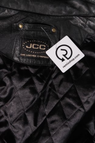 Herren Lederjacke Jcc, Größe L, Farbe Schwarz, Preis 41,99 €