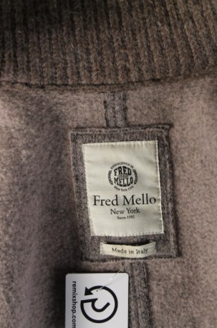 Męski płaszcz Fred Mello, Rozmiar XL, Kolor Szary, Cena 219,99 zł