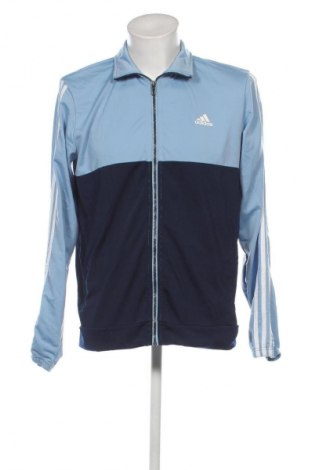 Herren Sportoberteil Adidas, Größe L, Farbe Blau, Preis 30,99 €