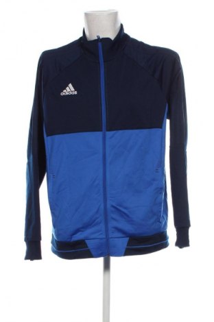 Ανδρική αθλητική ζακέτα Adidas, Μέγεθος XL, Χρώμα Μπλέ, Τιμή 25,99 €