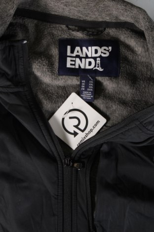 Мъжко спортно горнище Lands' End, Размер XXL, Цвят Сив, Цена 19,99 лв.