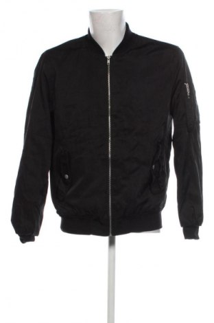 Herrenjacke Bershka, Größe L, Farbe Schwarz, Preis 15,99 €