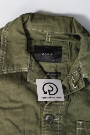 Мъжко яке Zara, Размер S, Цвят Зелен, Цена 18,99 лв.