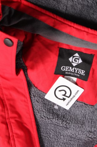 Herrenjacke für Wintersports GEMYSE, Größe L, Farbe Rot, Preis 36,99 €