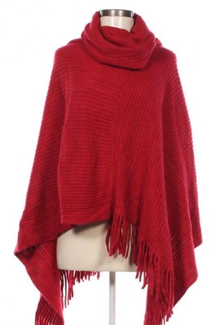 Poncho, Größe L, Farbe Rot, Preis 12,49 €