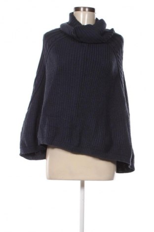 Poncho Laura Torelli, Größe M, Farbe Blau, Preis € 7,99