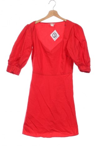 Kleid H&M, Größe XS, Farbe Rot, Preis 10,38 €