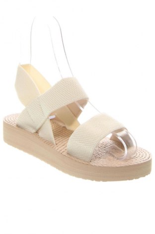 Sandalen, Größe 37, Farbe Ecru, Preis 15,49 €