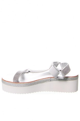 Sandalen Justfab, Größe 37, Farbe Silber, Preis 25,99 €