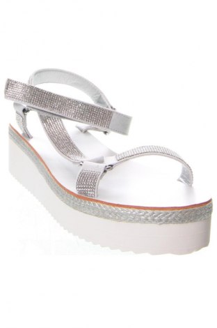 Sandalen Justfab, Größe 41, Farbe Silber, Preis 27,99 €