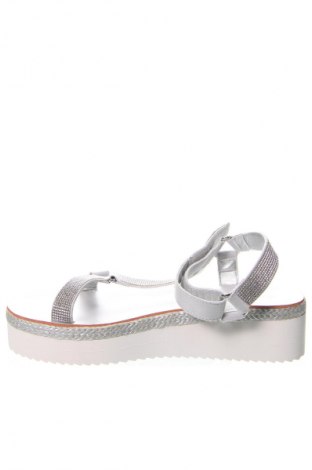 Sandalen Justfab, Größe 41, Farbe Silber, Preis 25,99 €