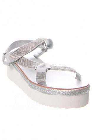 Sandalen Justfab, Größe 36, Farbe Silber, Preis € 25,99