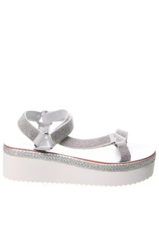 Sandalen Justfab, Größe 37, Farbe Silber, Preis 25,99 €