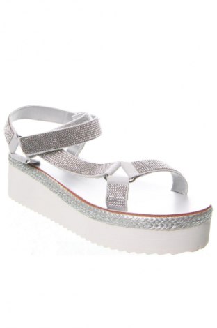 Sandalen Justfab, Größe 37, Farbe Silber, Preis 27,99 €