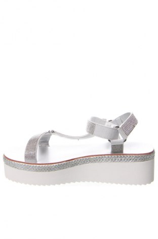 Sandalen Justfab, Größe 37, Farbe Silber, Preis 25,99 €