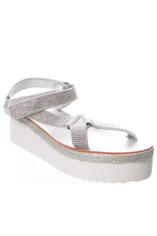 Sandalen Justfab, Größe 36, Farbe Silber, Preis € 25,99