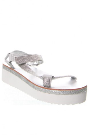 Sandalen Justfab, Größe 39, Farbe Silber, Preis € 25,99