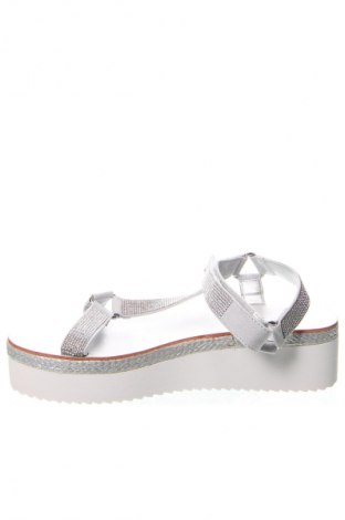 Sandalen Justfab, Größe 39, Farbe Silber, Preis € 25,99