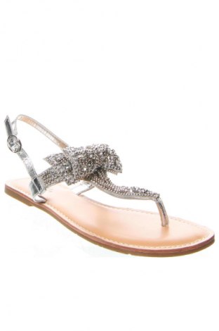 Sandalen Justfab, Größe 40, Farbe Silber, Preis 26,99 €