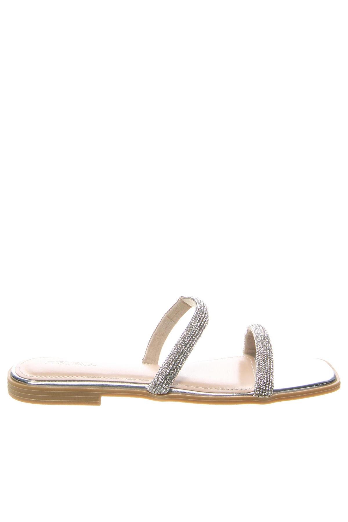 Pantolette Justfab, Größe 39, Farbe Silber, Preis 31,99 €