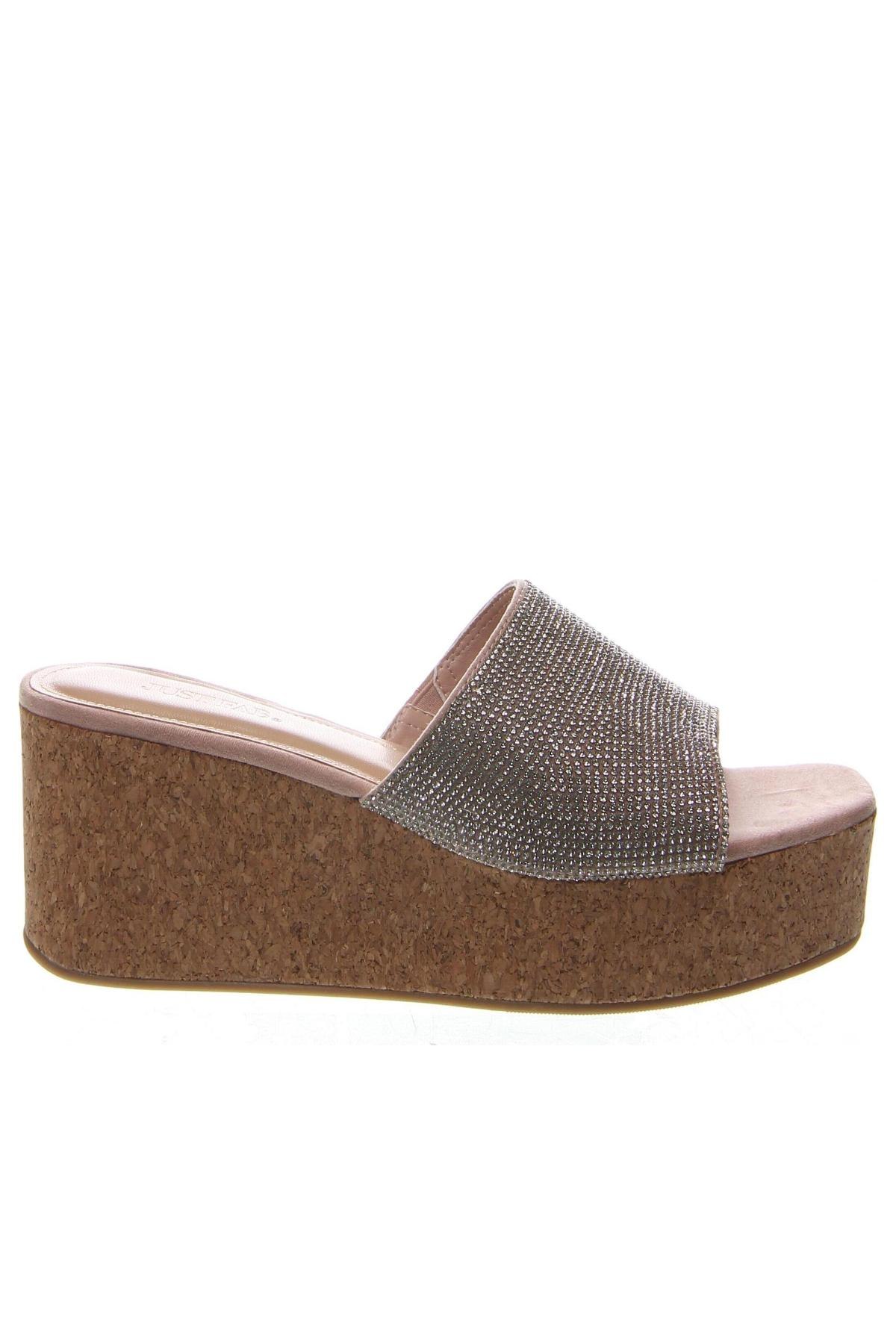 Pantolette Justfab, Größe 38, Farbe Silber, Preis € 25,99