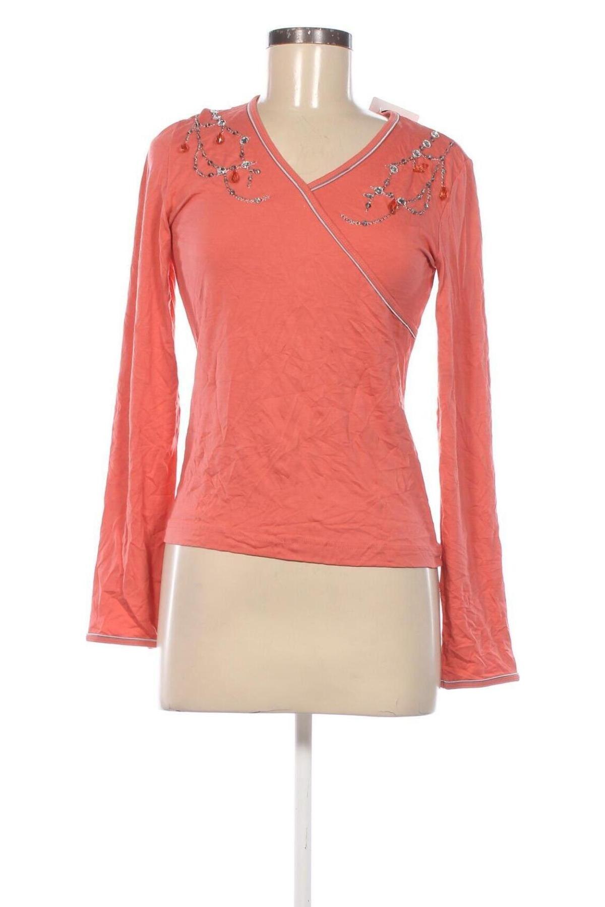 Damen Shirt Best Connections, Größe M, Farbe Orange, Preis € 3,99