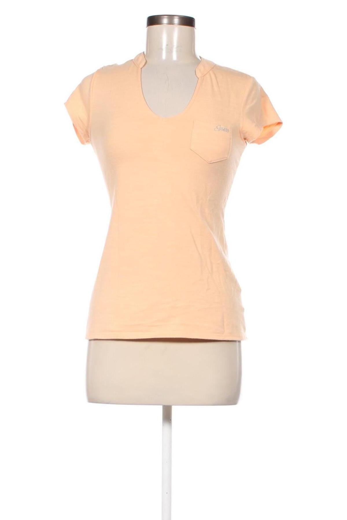 Damen T-Shirt Guess, Größe S, Farbe Orange, Preis 17,49 €