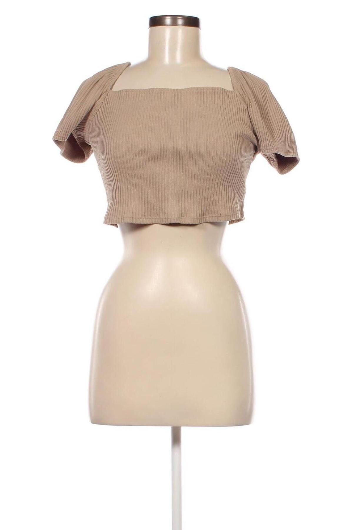 Damen Shirt H&M, Größe L, Farbe Beige, Preis 6,99 €