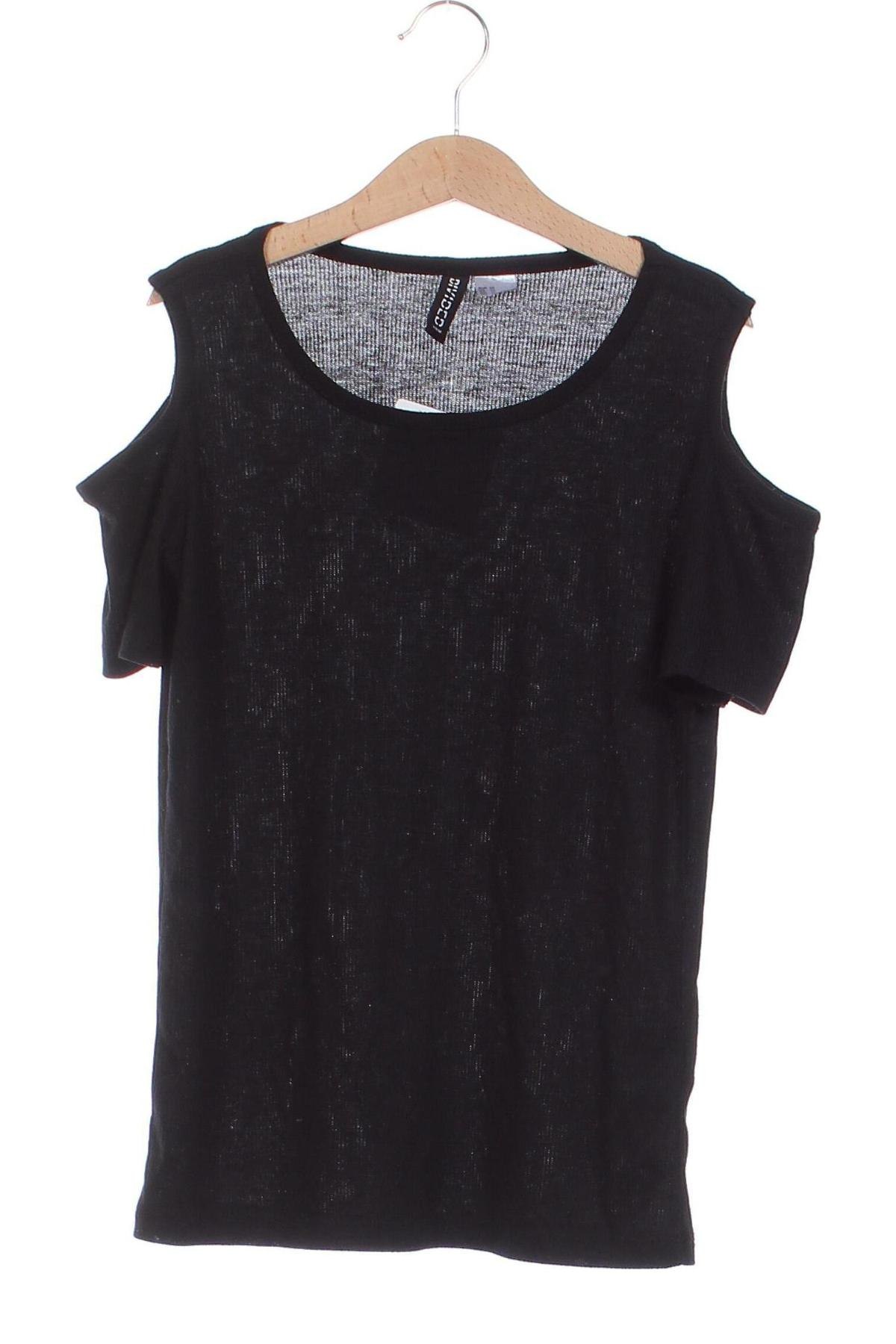 Damen Shirt H&M Divided, Größe XS, Farbe Schwarz, Preis € 7,99