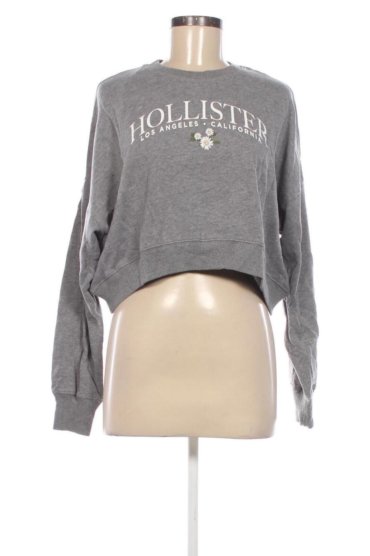 Damen Shirt Hollister, Größe S, Farbe Grau, Preis € 6,49