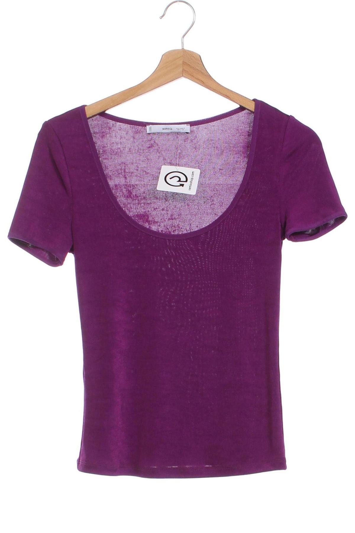 Damen Shirt Mango, Größe S, Farbe Lila, Preis 11,49 €