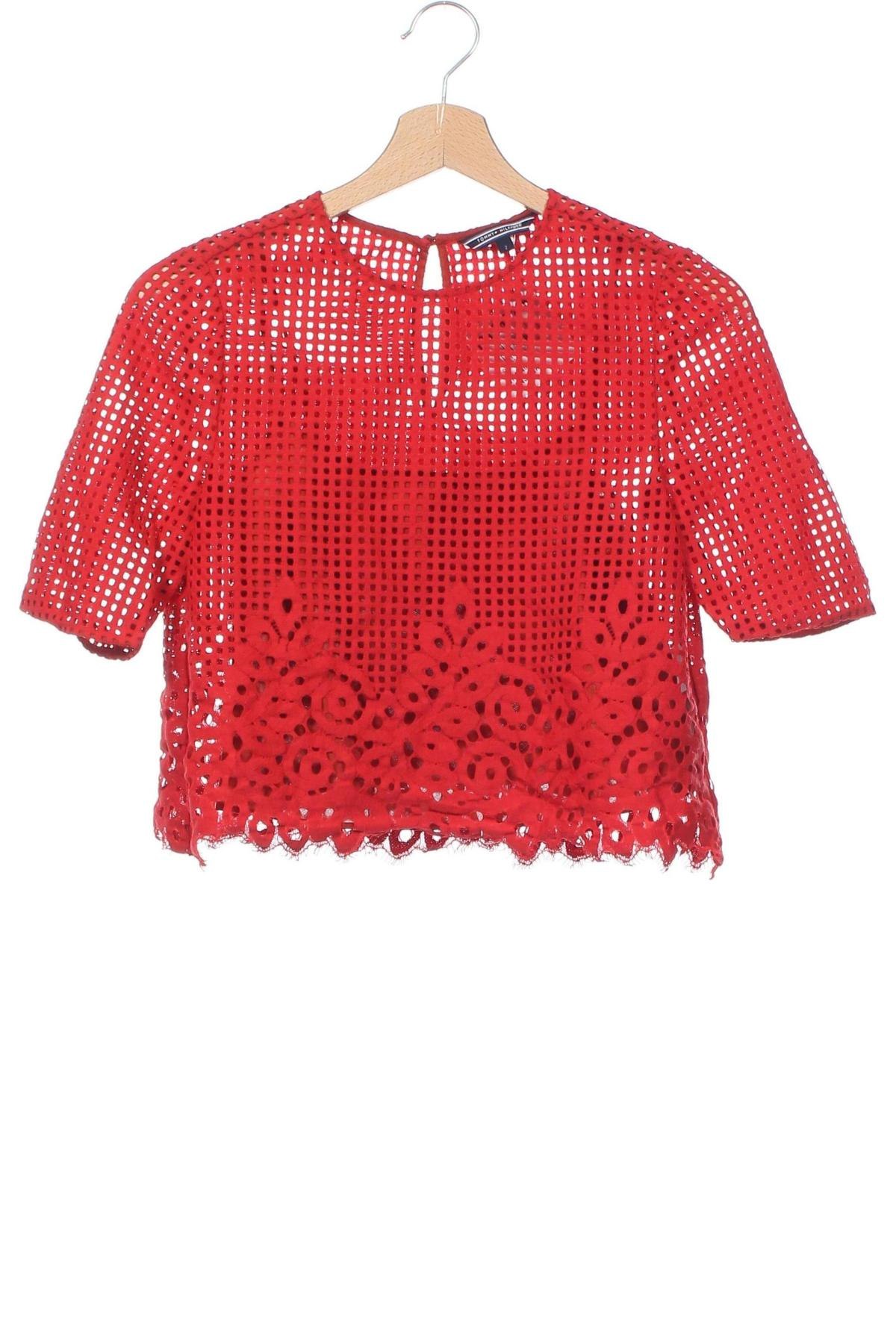 Damen Shirt Tommy Hilfiger, Größe XS, Farbe Rot, Preis € 34,78