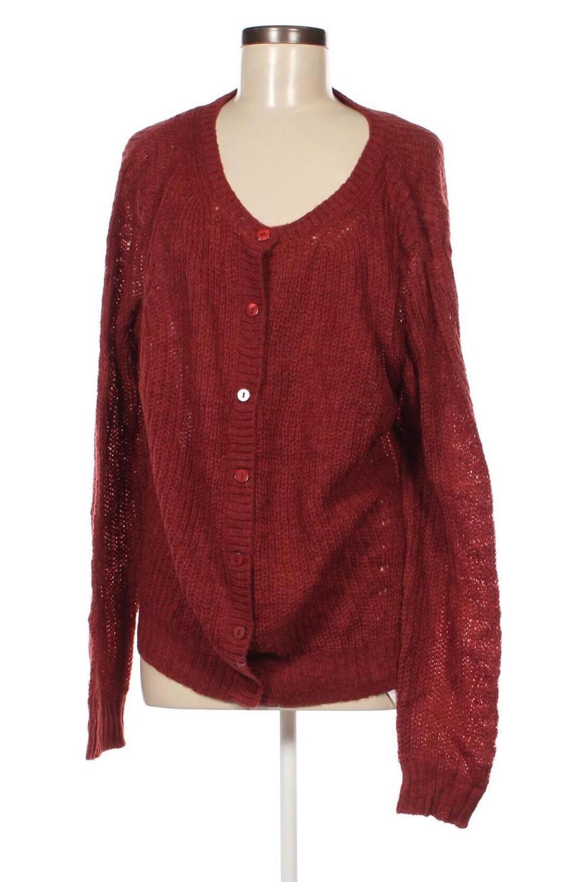 Damen Strickjacke, Größe S, Farbe Rot, Preis 20,49 €