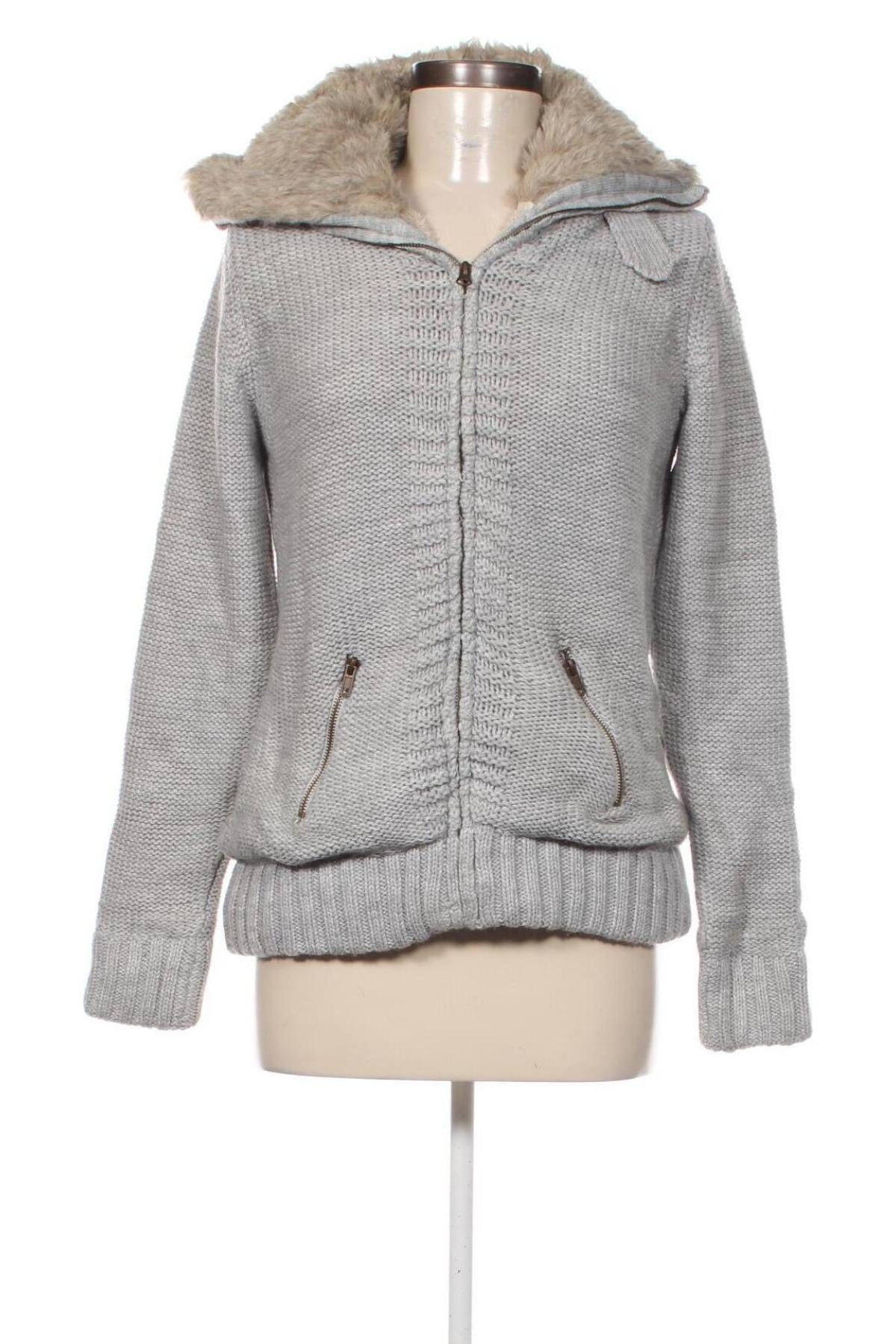 Damen Strickjacke, Größe M, Farbe Grau, Preis 7,49 €