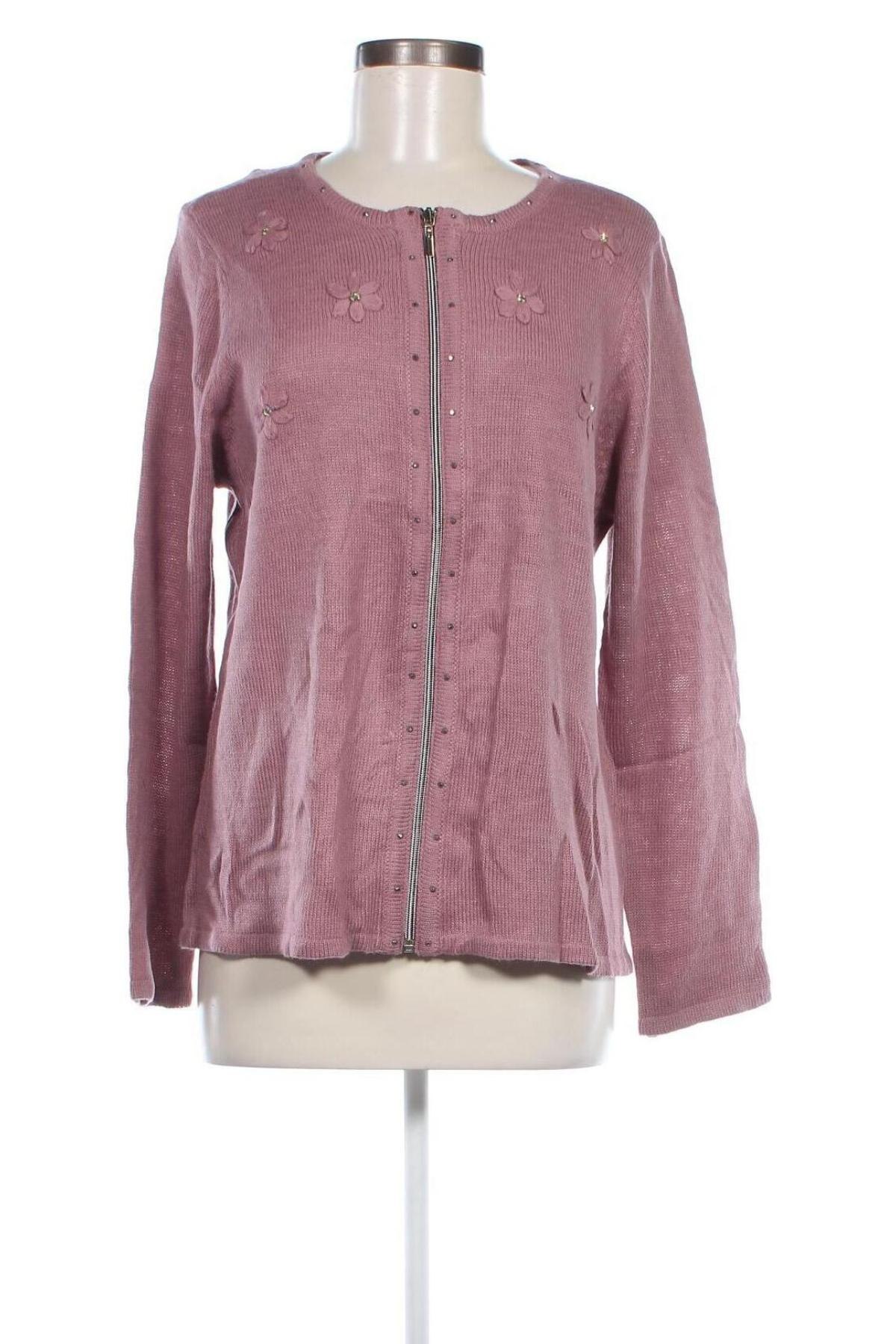 Damen Strickjacke, Größe L, Farbe Rosa, Preis € 5,49