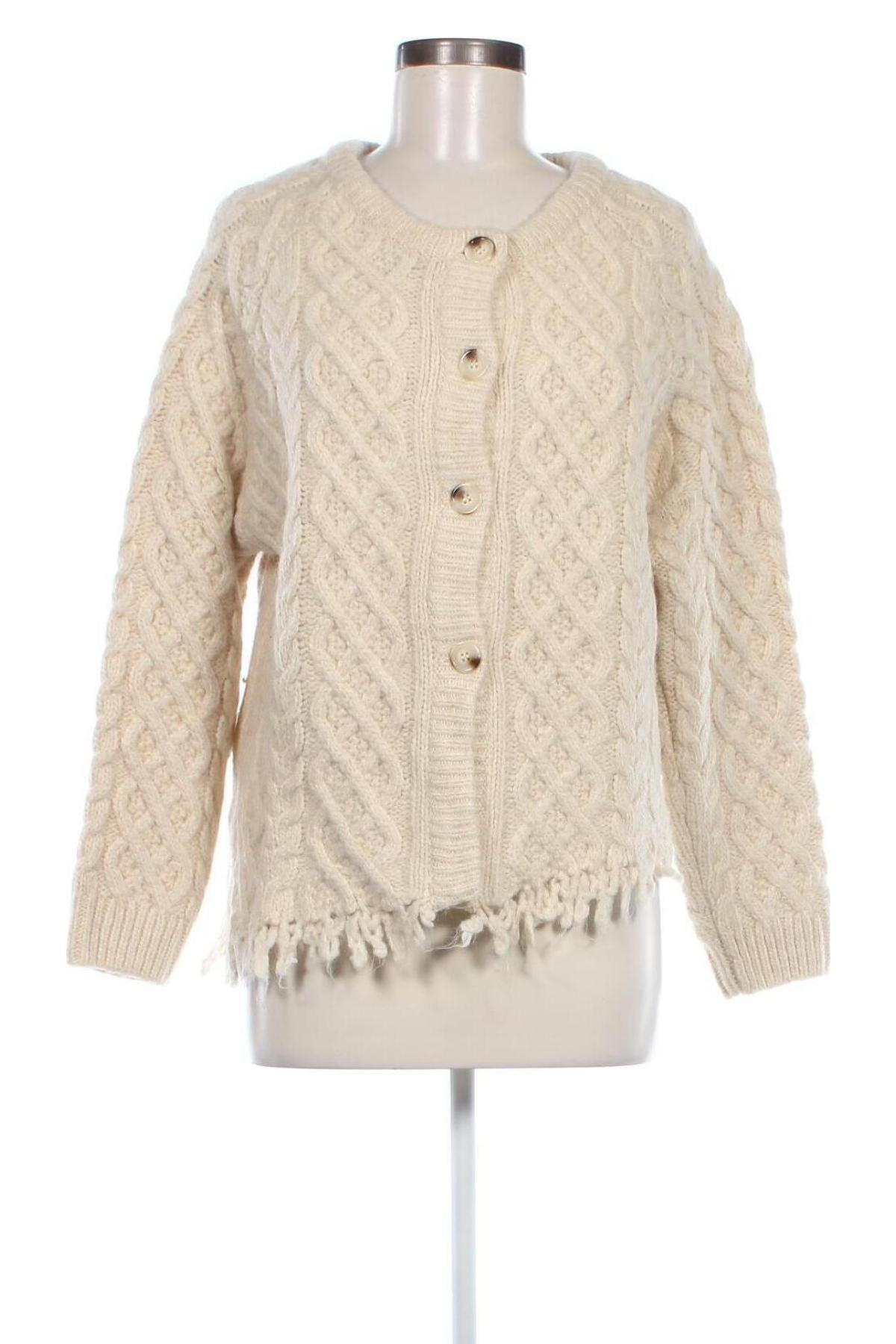 Damen Strickjacke, Größe M, Farbe Beige, Preis € 10,49