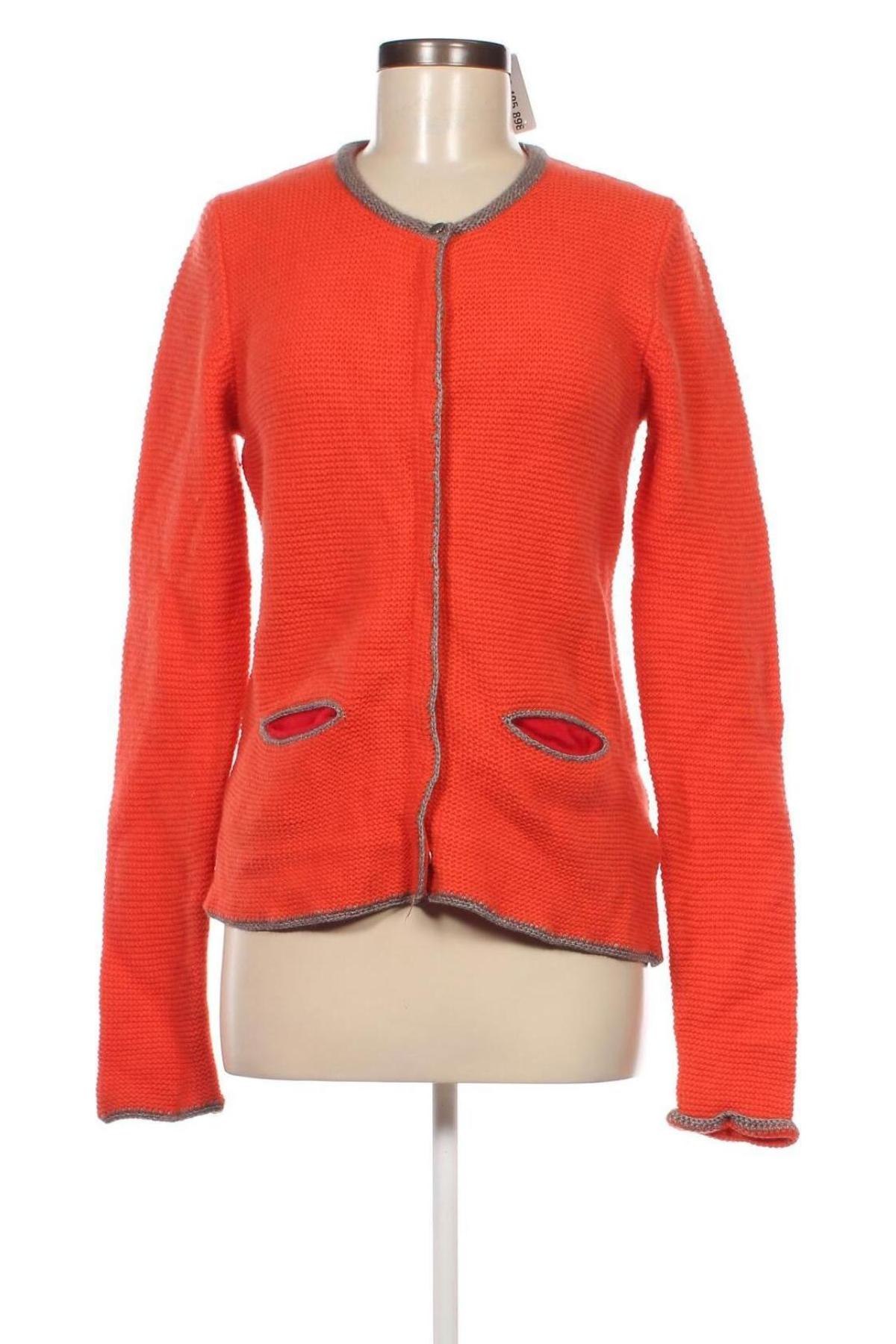 Damen Strickjacke, Größe M, Farbe Orange, Preis 8,49 €