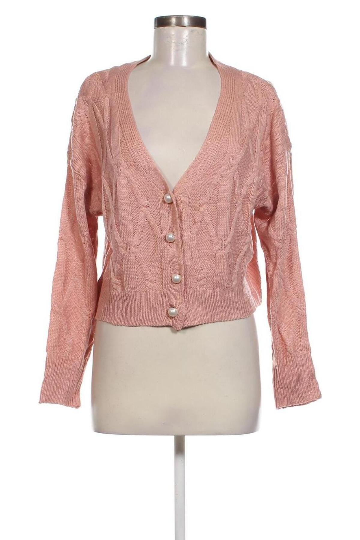 Damen Strickjacke, Größe XL, Farbe Rosa, Preis € 11,49