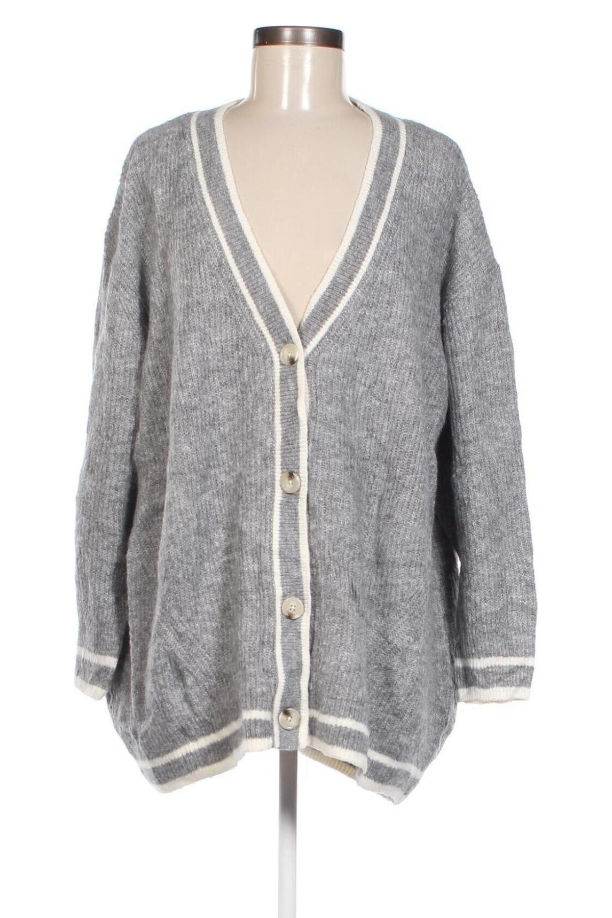 Damen Strickjacke A New Day, Größe XL, Farbe Grau, Preis 8,99 €