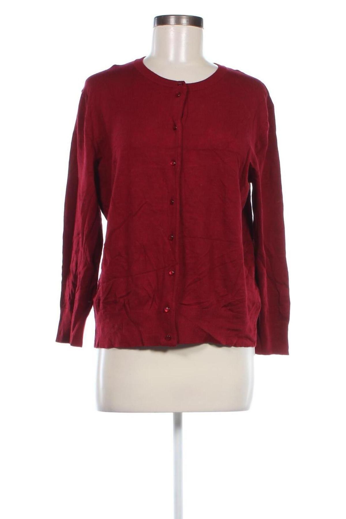 Damen Strickjacke Cable & Gauge, Größe XL, Farbe Rot, Preis € 9,49