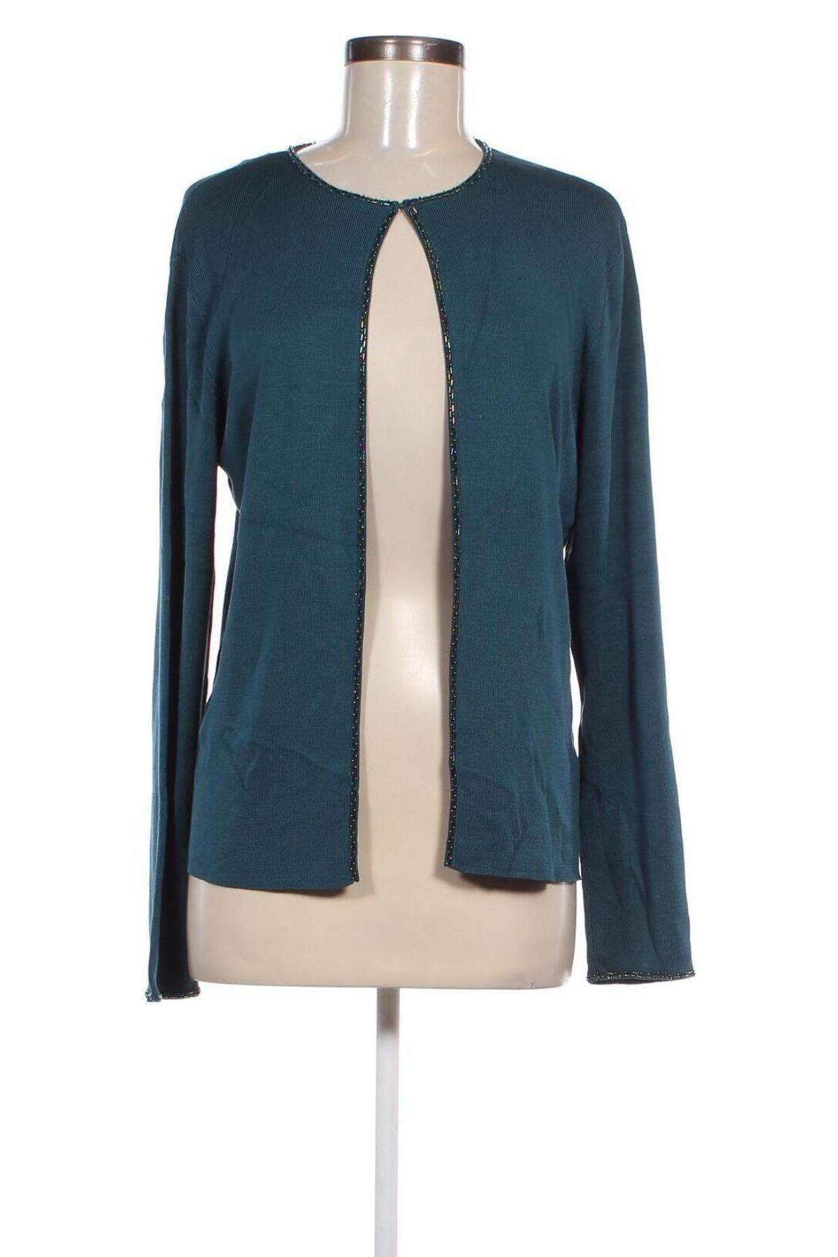 Cardigan de damă Dana Buchman, Mărime L, Culoare Verde, Preț 95,99 Lei