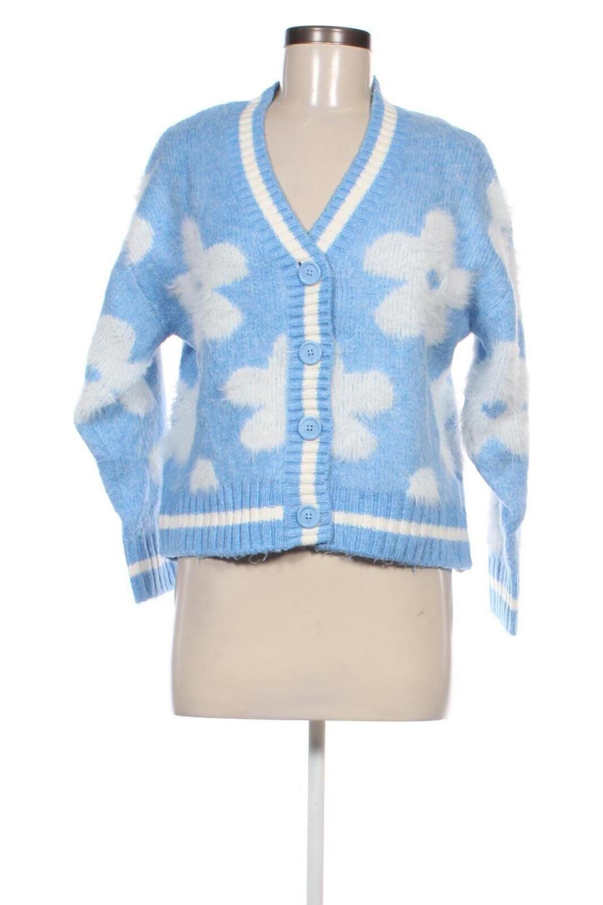 Cardigan de damă Fb Sister, Mărime XXS, Culoare Albastru, Preț 38,99 Lei