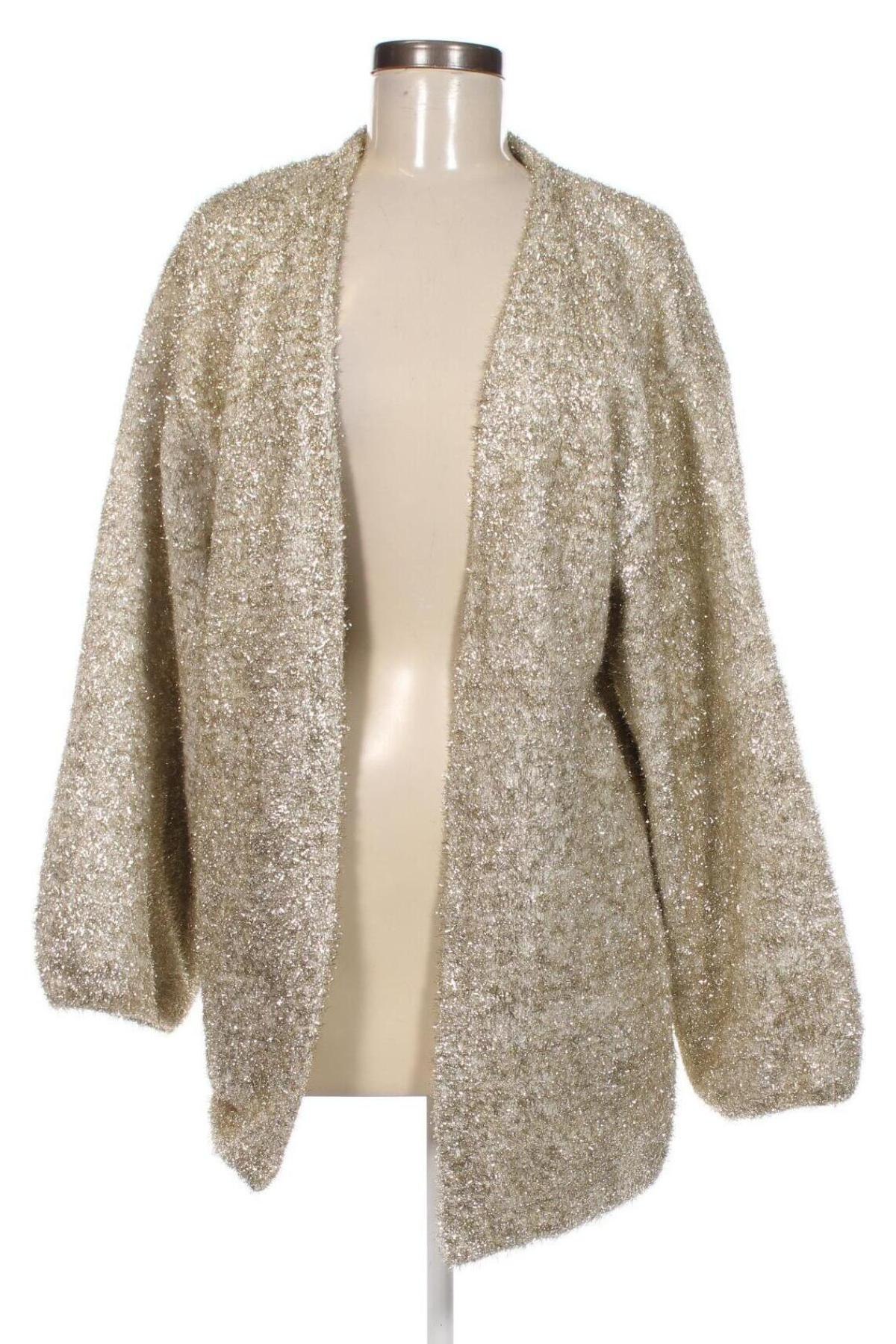 Cardigan de damă H&M, Mărime M, Culoare Auriu, Preț 43,99 Lei