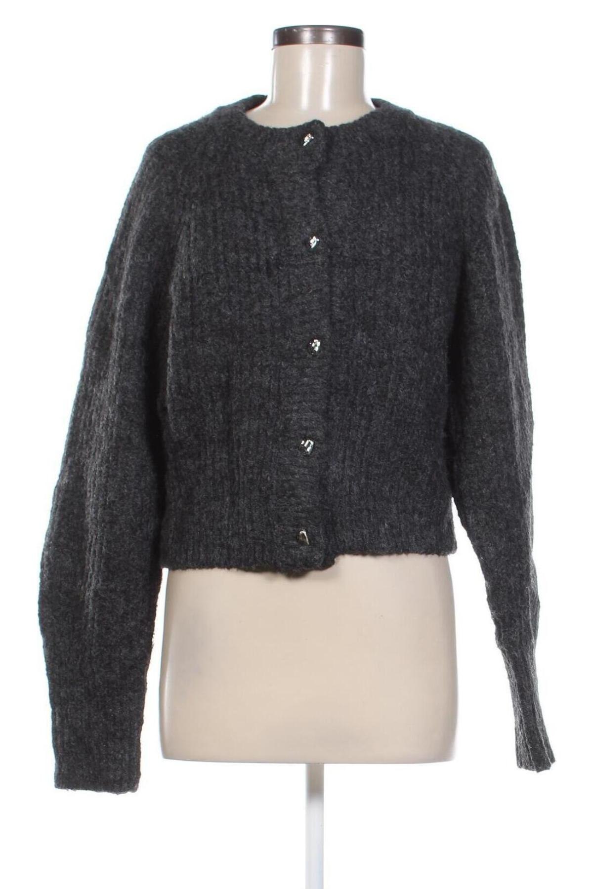 Cardigan de damă H&M, Mărime M, Culoare Gri, Preț 43,99 Lei