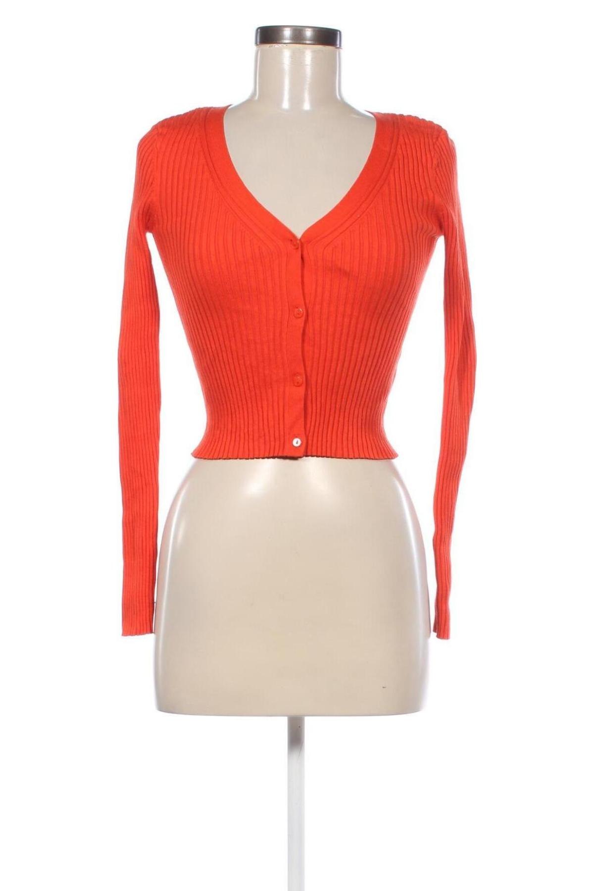 Damen Strickjacke H&M, Größe XS, Farbe Orange, Preis € 6,49