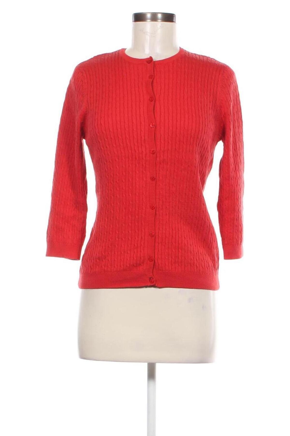 Damen Strickjacke Jeanne Pierre, Größe M, Farbe Rot, Preis € 20,49