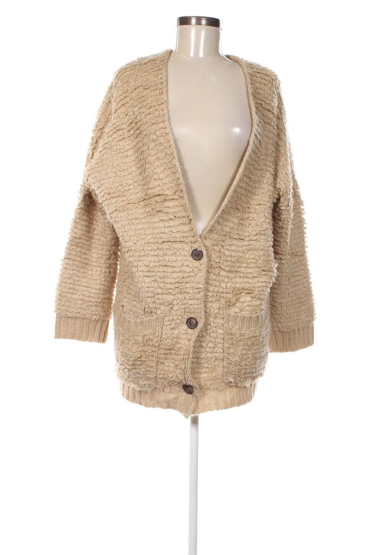 Cardigan de damă Jubylee, Mărime L, Culoare Bej, Preț 38,99 Lei